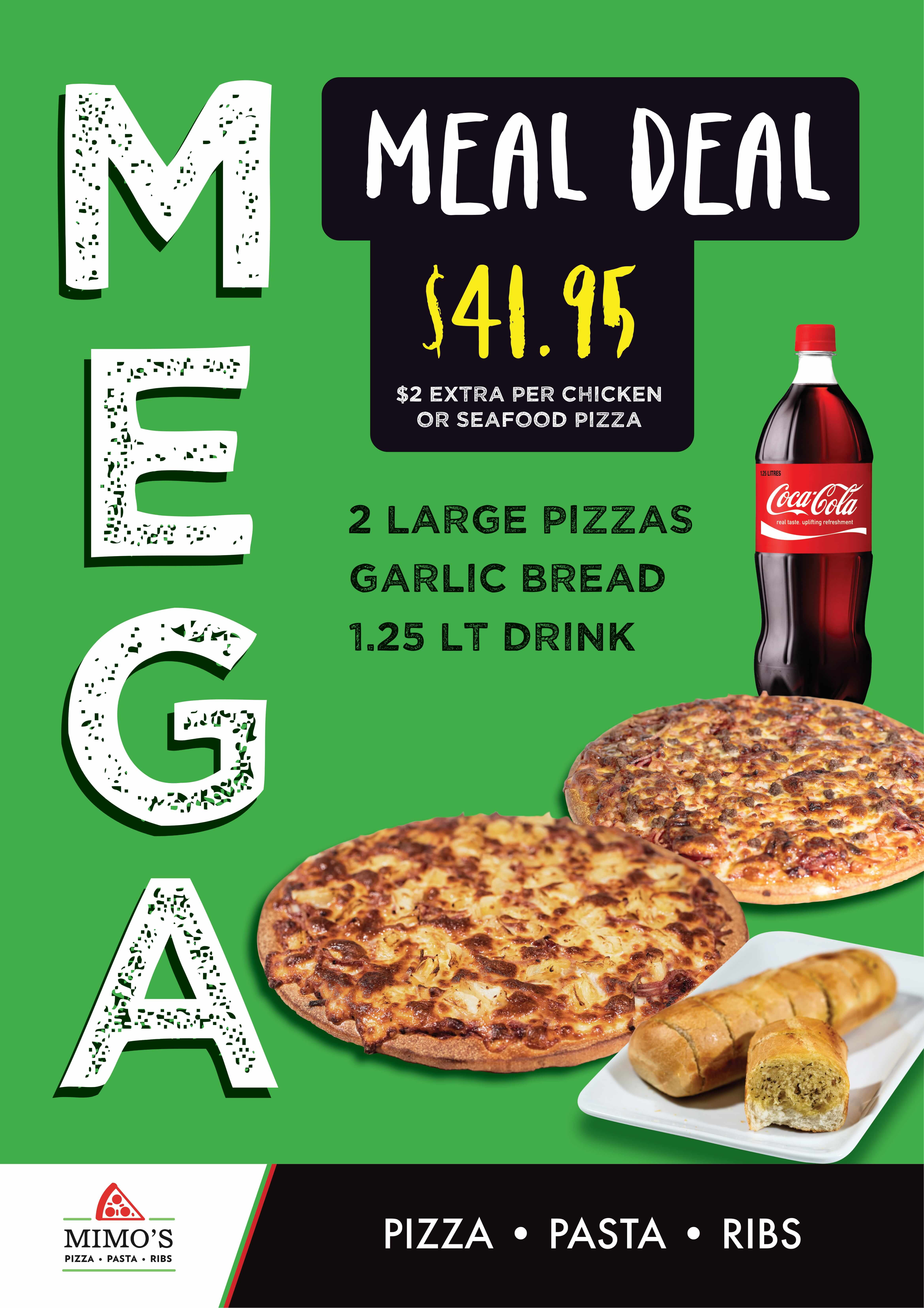 Mimo's Pizza Pasta Ribs